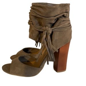 Women’s peep toe booties